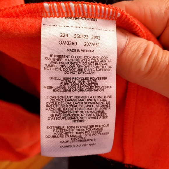 NWT Mountain Hardwear Men's Orange & Black First Tracks Fleece Jacket Medium - Picture 8 of 10